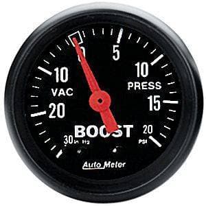 Auto Meter Z-Series, Vacuum/Boost 30" HG/20psi (Mechanical)