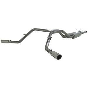 MBRP Cat Back Exhaust, Toyota (2007-09) Tundra, 4.7L & 5.7L, DC-Std. & CM-SB, Dual Side Exit, T409 Stainless