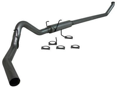 MBRP 4" Turbo Back, Dodge (2003-2004) 2500/3500, 5.9L Cummins, Single Side Exit, Aluminized Perf. (4WD only)