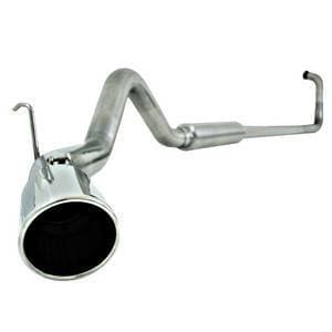MBRP 4" Turbo Back, Ford (2003-07) F-250/F-350, 6.0L Power Stroke, Single Side, C&C, T409 Stainless