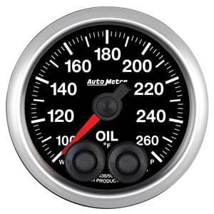 Auto Meter Competition Series, Oil Temperature 100*-260*F w/ Warning