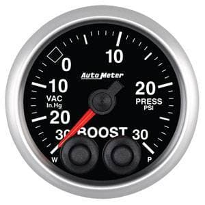 Auto Meter Elite Series, Boost/Vacuum 30" HG/30psi