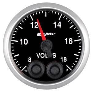 Auto Meter Elite Series, Voltmeter 8-18 volts
