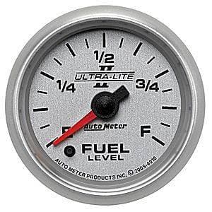 Auto Meter Ultra Lite II Series, Fuel Level Programmable (Full Sweep Electric)