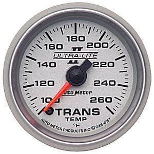 Auto Meter Ultra Lite II Series, Transmission Temperature 100*-260*F (Full Sweep Electric)