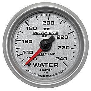 Auto Meter Ultra Lite II Series, Water Temperature 120*-240*F (Mechanical)