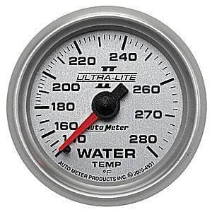 Auto Meter Ultra Lite II Series, Water Temperature 140*-280*F (Mechanical)