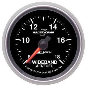 Auto Meter Sport-Comp II Series, Air Fuel Ratio-Wideband Analog (Full Sweep Electric)