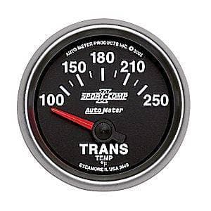 Auto Meter Sport-Comp II Series, Transmission Temperature 100*-250*F (Short Sweep Electric)