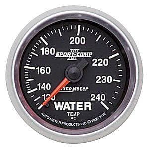 Auto Meter Sport-Comp II Series, Water Temperature 120*-240*F (Mechanical)