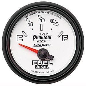 Auto Meter Phantom II Series, Fuel Level 240-33 ohms (Short Sweep Electric)