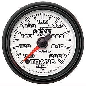 Auto Meter Phantom II Series, Transmission Temperature 100*-260*F (Full Sweep Electric)