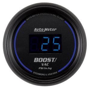 Auto Meter Colbalt Digital Series, Boost/Vacuum Pressure 30" HG/30psi