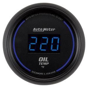 Auto Meter Colbalt Digital Series, Oil Temperature 0*-340* F