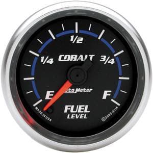 Auto Meter Cobalt Series, Fuel Level Programmable (Full Sweep Electric)