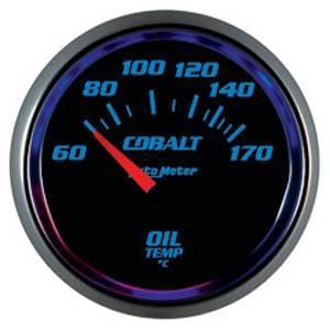 Auto Meter Cobalt Series, Oil Temperature 60*-150*C (Short Sweep Electric)