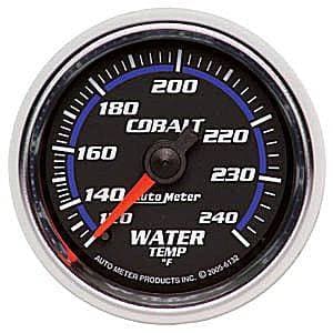 Auto Meter Cobalt Series, Water Temperature 120*-240*F (Mechanical)
