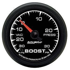 Auto Meter ES Series, Boost/Vacuum 30"HG/30psi  (Mechanical)