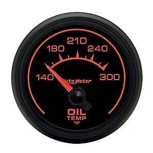 Auto Meter ES Series, Oil Temperature 140*-300*F (Short Sweep Electric)
