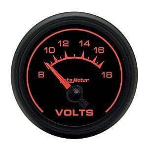 Auto Meter ES Series, Voltmeter 8-18volts (Short Sweep Electric)
