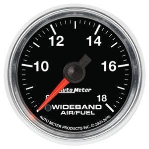 Auto Meter GS Series, Air/Fuel Ratio-Wideband Analog (Full Sweep Electric)