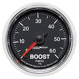 Auto Meter GS Series, Boost Pressure 0-60psi (Mechanical)