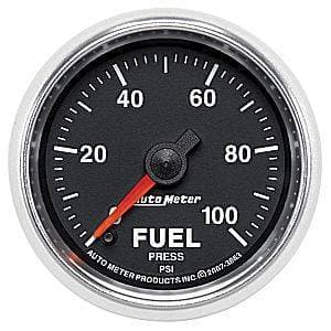 Auto Meter GS Series, Fuel Pressure 0-100psi (Full Sweep Electric)