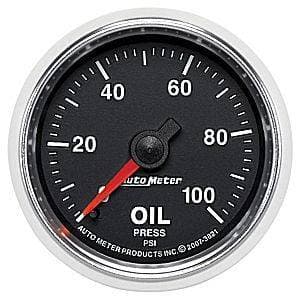 Auto Meter GS Series, Oil Pressure 0-100psi (Mechanical)