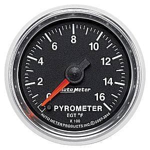 Auto Meter GS Series, Pyrometer Kit 0*-1600*F (Full Sweep Electric)