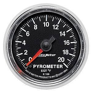 Auto Meter GS Series, Pyrometer Kit 0*-2000*F (Full Sweep Electric)