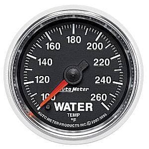 Auto Meter GS Series, Water Temperature 100*-260*F (Full Sweep Electric)