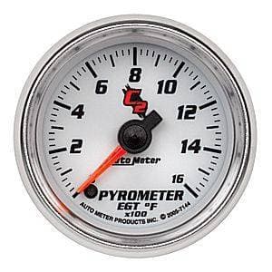 Auto Meter C2 Series, Pyrometer Kit 0*-1600*F (Full Sweep Electric)