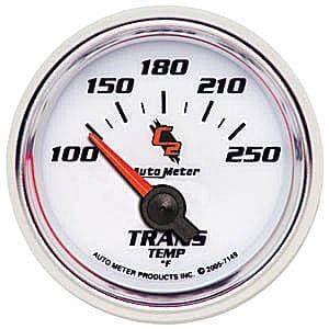 Auto Meter C2 Series, Transmission Temperature 100*-250*F (Short Sweep Electric)