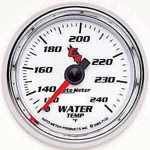 Auto Meter C2 Series, Water Temperature 120*-240*F (Mechanical)