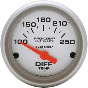Auto Meter Ultra Lite Series, Differential Temperature 100*-250*F (Short Sweep Electric)