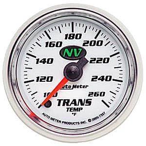 Auto Meter NV Series, Transmission Temperature 100*-260*F (Full Sweep Electric)