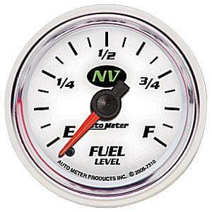 Auto Meter NV Series, Fuel Level Programmable (Full Sweep Electric)