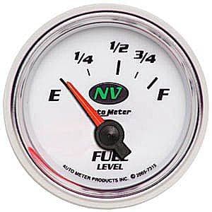Auto Meter NV Series, Fuel Level (Short Sweep Electric) Ford