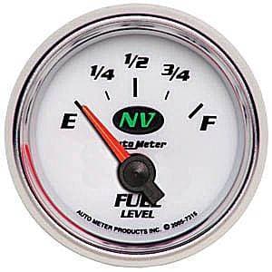 Auto Meter NV Series, Fuel Level 240-33 ohms (Short Sweep Electric)