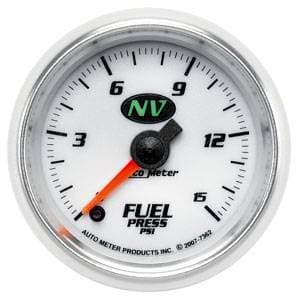 Auto Meter NV Series, Fuel Pressure 0-15psi (Full Sweep Electric)
