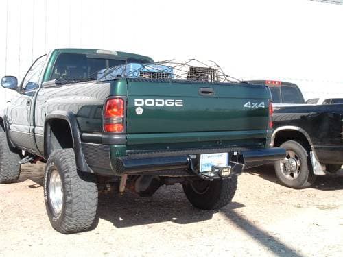 Ranch Hand Legend Rear Bumper for Dodge (1994-01) 1500 (1994-02) 2500 & 3500, 8" w/skirts, 1/10, FR
