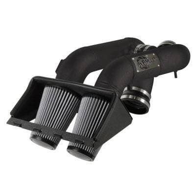 aFe Power Magnum FORCE Stage-2 Dual 3-1/2" Cold Intake System for Ford (2011) V6-3.5L [tt] F-150 Ecoboost, Pro DRY S