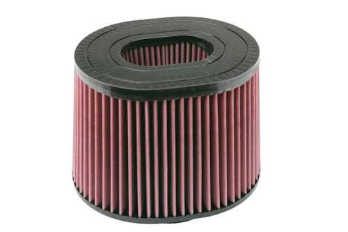 S&B Replacement Air Filter (5" Flange, 8.75"x10" Base, 8"x9.75" Top, 7" Height) Cotton Cleanable, Red