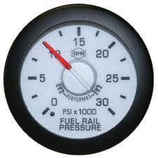 Isspro EV2 Series White Face/Red Pointer/Green Lighting, Fuel Rail Pressure (0-30,000psi) 5.9L, LB7 6.6L, & LLY 6.6L