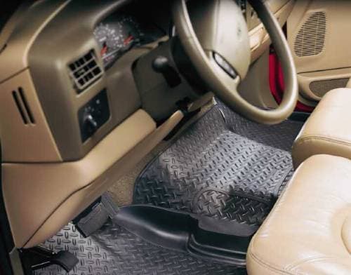 Husky Liners Classis Style Floor Liners for Chevy/GMC (1999-07) 1500/2500/3500 extended cab & (00-06)  Suburban/Tahoe/Yukon/Yukon XL, Black Center Front Hump