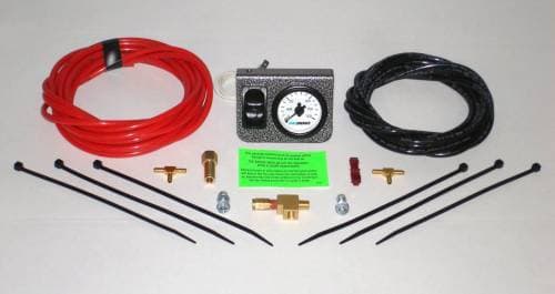 Pacbrake Paddle Valve In-Cab Control Kit w/ Mechanical Gauge, Simultaneous Fill