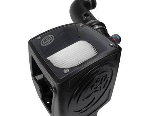 S&B Air Intake Kit for Chevy/GMC (2011-16) 6.6L LML Duramax (Dry Extendable, White)
