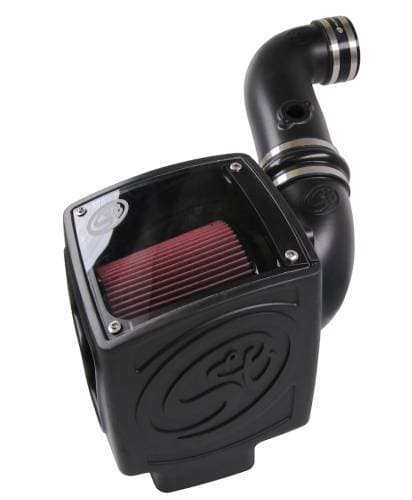 S&B Cold Air Intake Kit for Chevy/GMC (2011-16) 6.6L LML Duramax (Cotton Cleanable, Red)