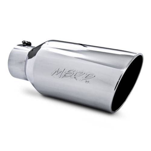 MBRP Exhaust Tip 5" inlet, 8" outlet, angle cut 18" long, T-304 Stainless