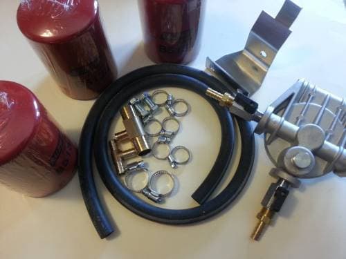 Dfuser Coolant Filter Kit, Ford (2008-10) 6.4L Power Stroke (includes 3 filters)